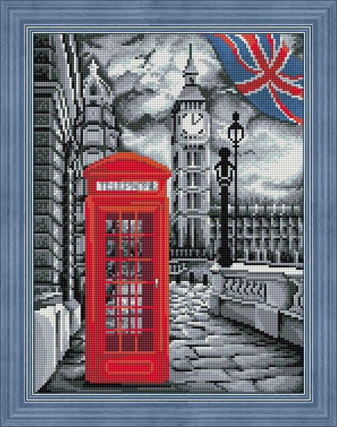 Diamond Painting Kit In London AZ - 1669 30x40cm - Hobby.lt 🇬🇧