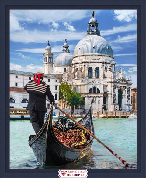 Diamond Painting Kit Venetian Gondolier AZ - 1719 30x40cm - Hobby.lt 🇬🇧