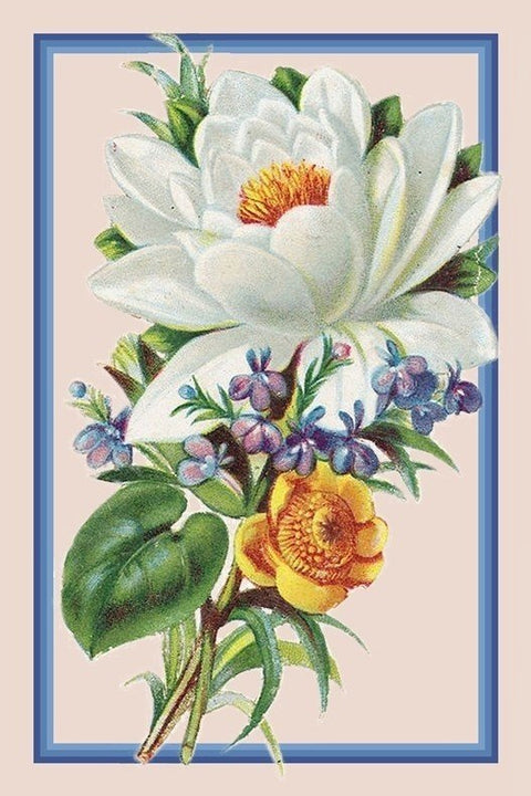 Diamond painting Water Lily AZ - 1352 Size: 20*30 - Hobby.lt 🇬🇧