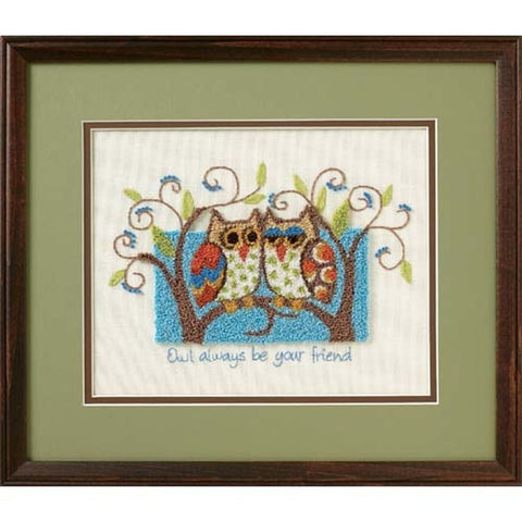 DIMENSIONS Owl Always Be Your Friend, Stamped Cross Stitch_73399 - Hobby.lt 🇬🇧