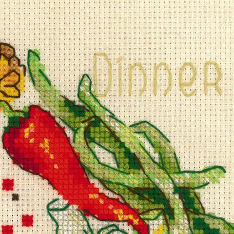 Dinner cross stitch kit by RIOLIS Ref. no.: 1686 - Hobby.lt 🇬🇧