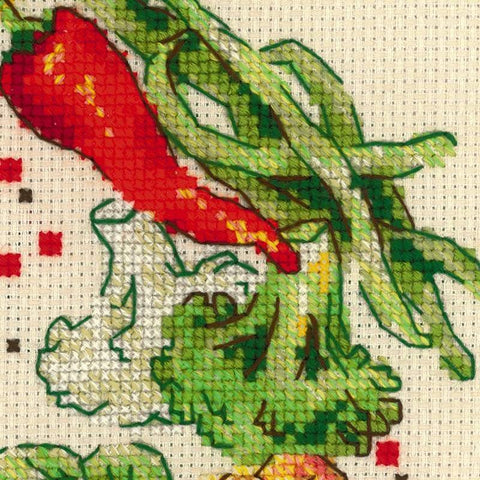 Dinner cross stitch kit by RIOLIS Ref. no.: 1686 - Hobby.lt 🇬🇧