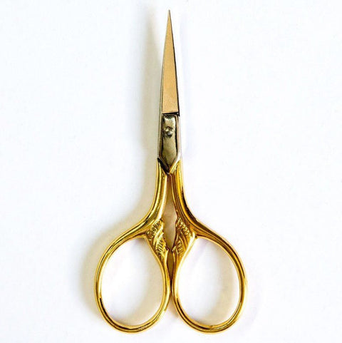 Embroidery scissors gold handles 9 cm - Hobby.lt 🇬🇧