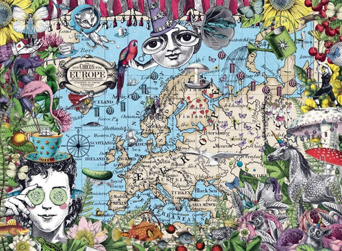 European Map 500 Piece Puzzle - Hobby.lt 🇬🇧