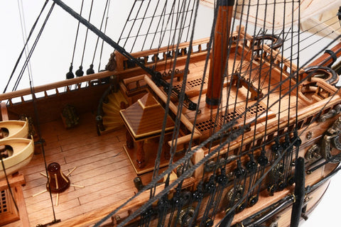Exclusive model of San Felipe ship with expanded sails - SF80R