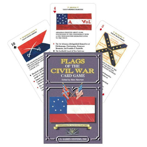 Flags of the Civil War playing card game