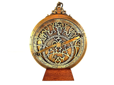 Grand Brass Astrolabe Rojas H34