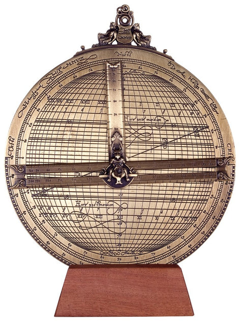Grand Brass Astrolabe Rojas H34