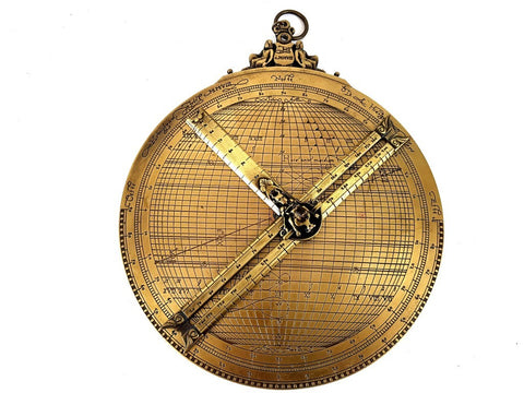 Grand Brass Astrolabe Rojas H34