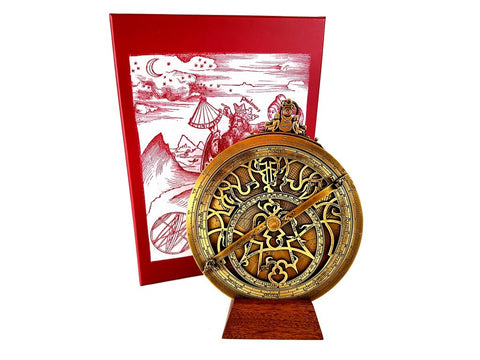 Grand Brass Astrolabe Rojas H34