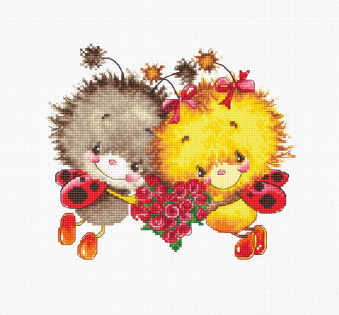 Ladybug SB1142 - Cross Stitch Kit