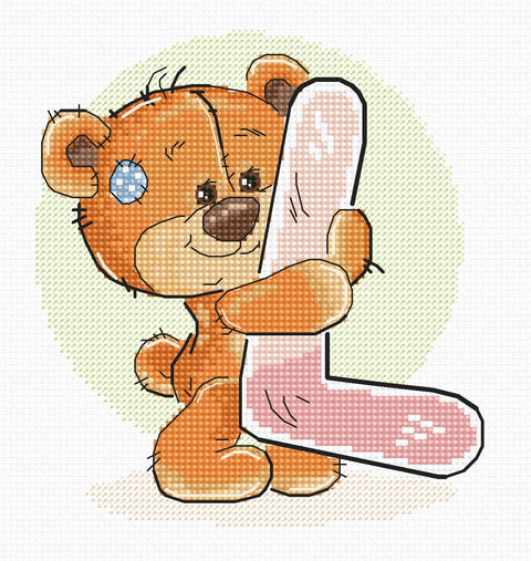 Letter L SB1213 - Cross Stitch Kit