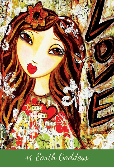 Love Your Inner Goddess Oracle cards Blue Angel