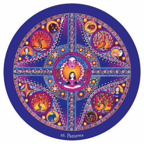 Mandala Healing Oracle Cards Blue Angel