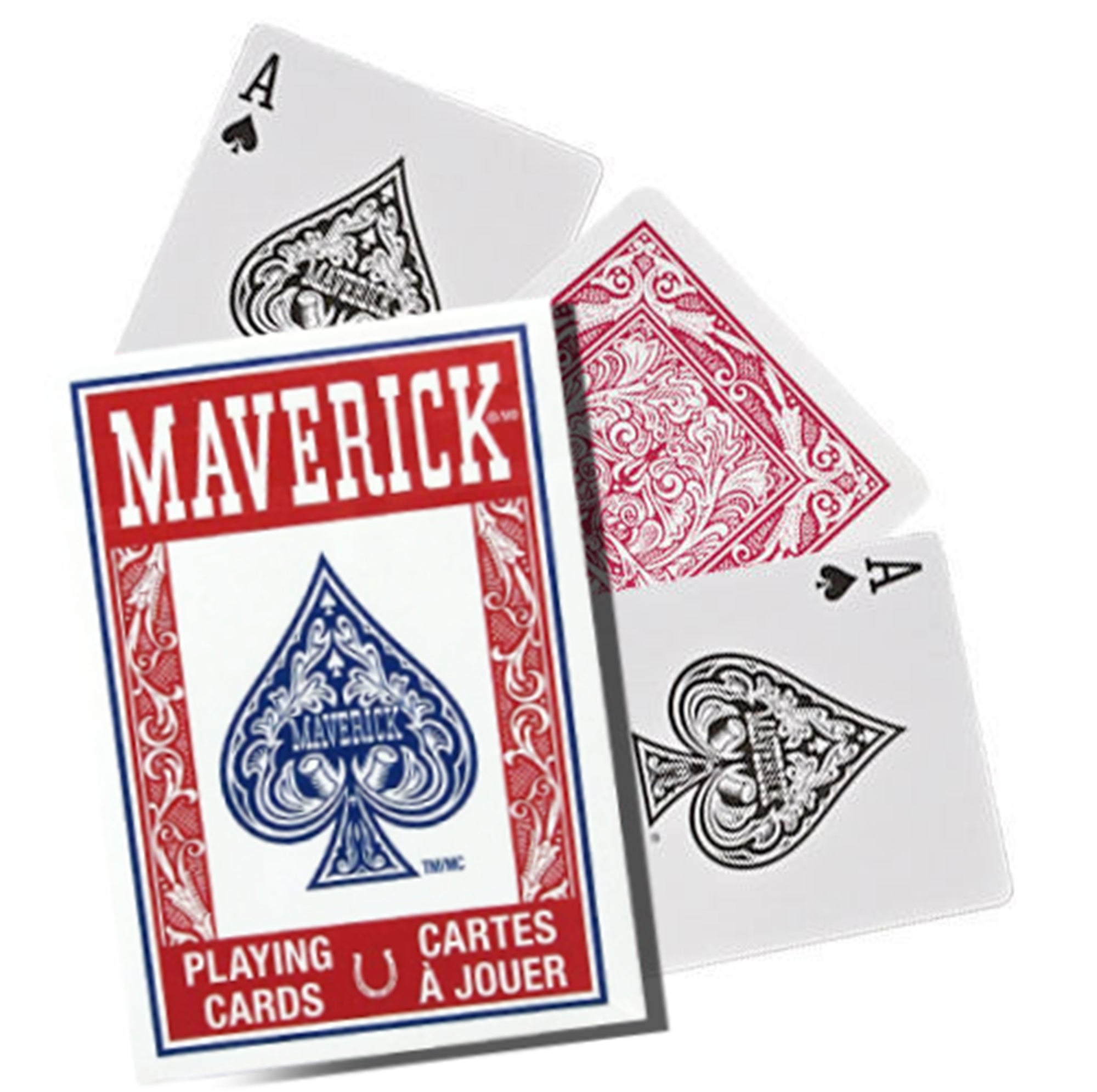 Maverick playing cards vs bicycle sale