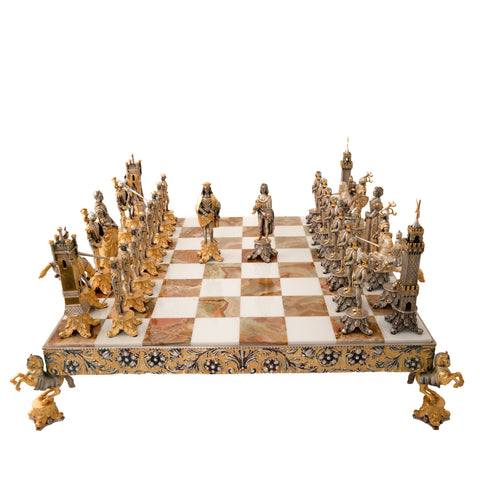 Medici vs Pazzi (1478) - 2 Most Important Families in Florence. Real 24k Gold