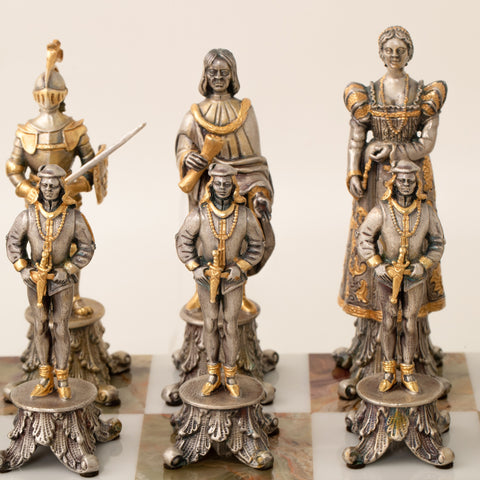 Medici vs Pazzi (1478) - 2 Most Important Families in Florence. Real 24k Gold