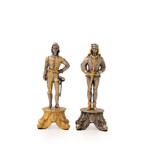 Medici vs Pazzi (1478) - 2 Most Important Families in Florence. Real 24k Gold