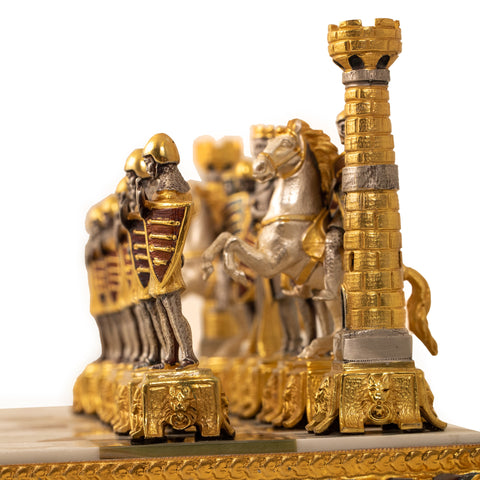 Medieval Knights VS Vikings: Ultra Luxurious Limited Edition Chess Set