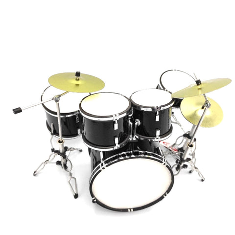 Mini black drum kit MDR-0022 Scale 1:5