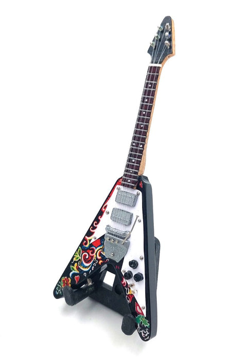 Mini guitar 15cm - BMG-014 in Hendrix style