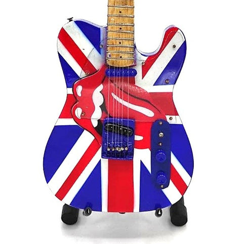 Mini Guitar Rolling Stones UK&Tongue MGT-2301B