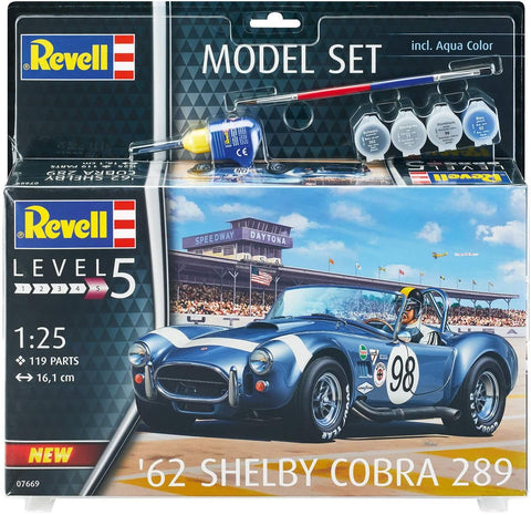 Model Set 62 Shelby Cobra 289 - Plastic Modelling Kit By Revell