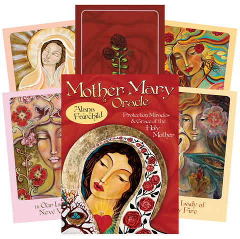 Mother Mary Oracle cards Blue Angel