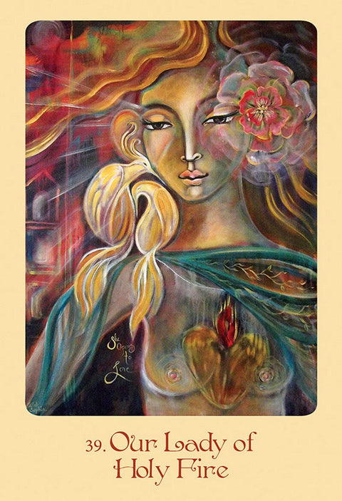Mother Mary Oracle cards Blue Angel