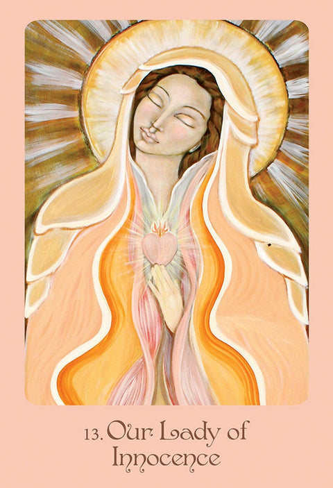 Mother Mary Oracle cards Blue Angel