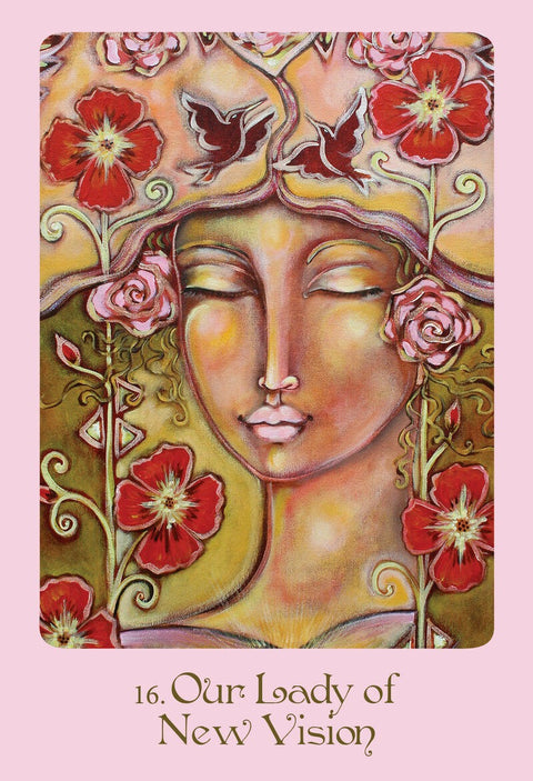 Mother Mary Oracle cards Blue Angel