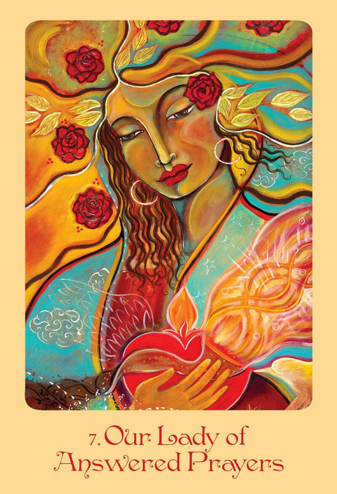 Mother Mary Oracle cards Blue Angel