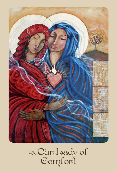 Mother Mary Oracle cards Blue Angel