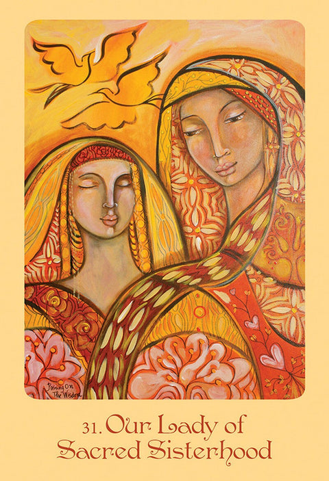 Mother Mary Oracle cards Blue Angel