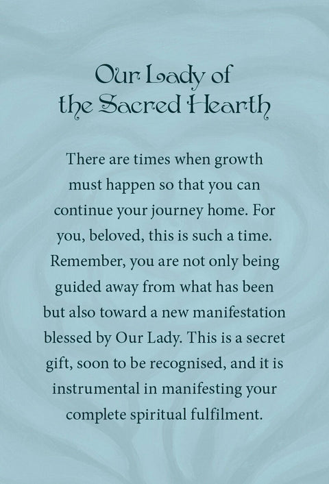 Mother Mary Oracle Pocket Edition Cards Blue Angel