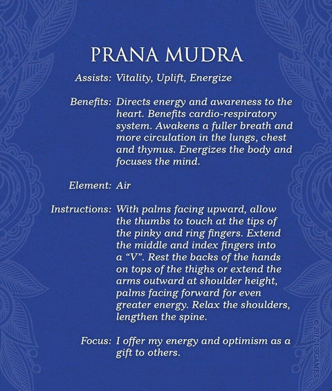 Mudras For Awakening The Five Elements cards US Games Systems