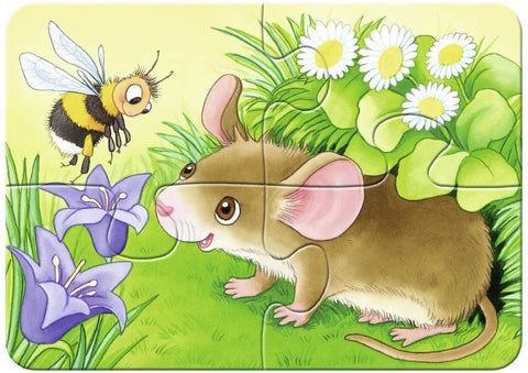 My First Puzzle: Cute garden dwellers