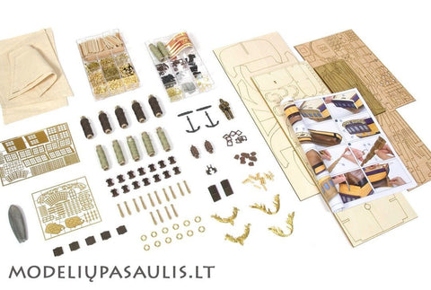 Occre Corsair Brig 1:80 (13600) Quality Scale Model Ship Kit - Hobby.lt ??