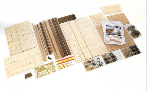 "Occre Santisima Trinidad" Extraordinary Quality Scale Model Kit 1:90 (15800) - Hobby.lt 🇬🇧