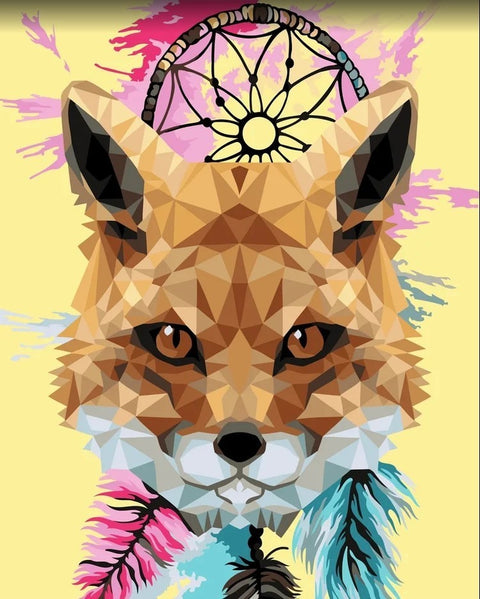 Paint by number kit: Fox 40x50 cm R037