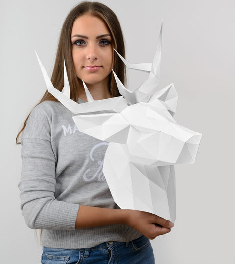 Papercraft Kit Deer PP-1OLP-WHT