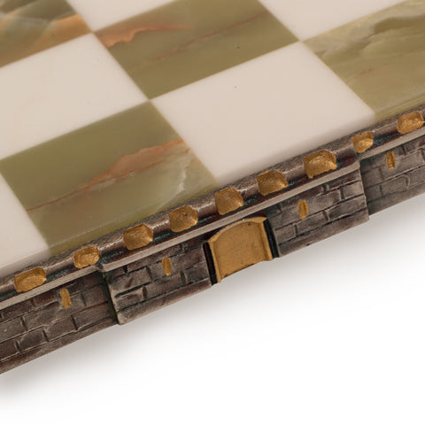 Peter the Great Emperor: Luxurious Chess Set finished using Real 24k Gold