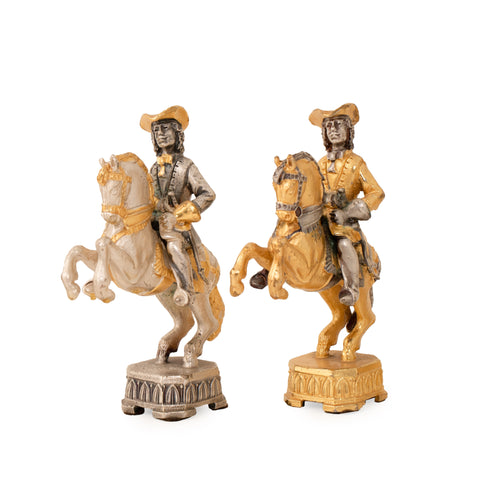 Peter the Great Emperor: Luxurious Chess Set finished using Real 24k Gold