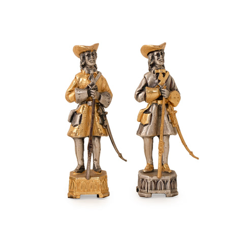 Peter the Great Emperor: Luxurious Chess Set finished using Real 24k Gold