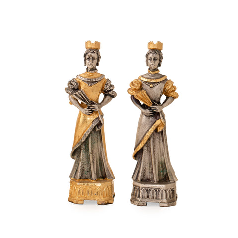 Peter the Great Emperor: Luxurious Chess Set finished using Real 24k Gold