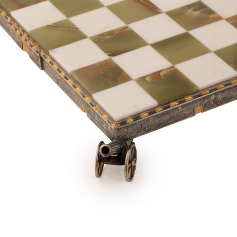 Peter the Great Emperor: Luxurious Chess Set finished using Real 24k Gold