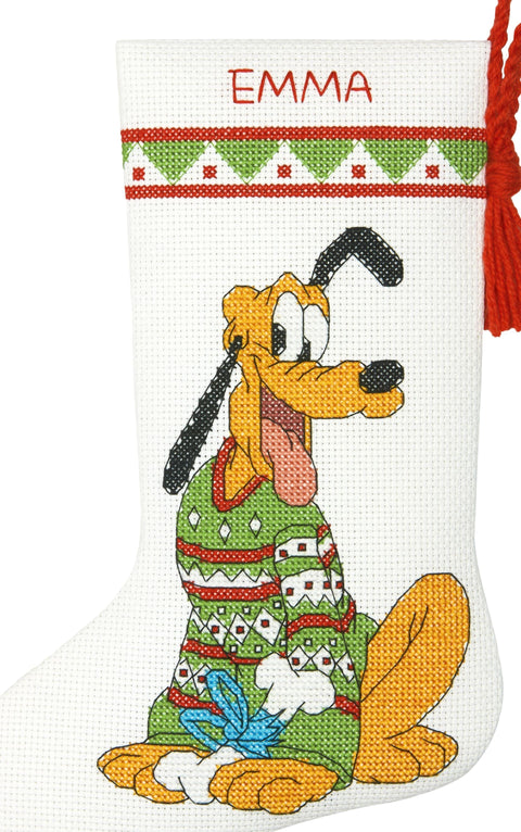 Pluto Stocking - Cross Stitch Kit by DIMENSIONS
