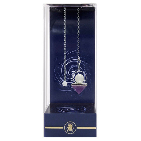 Premium Amethyst Pyramid Pendulum Lo Scarabeo