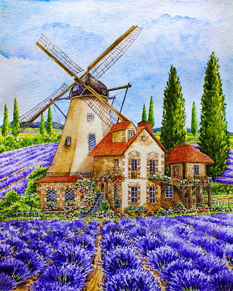 Provance Windmill 40х50 Diamond Painting Set Cs2579