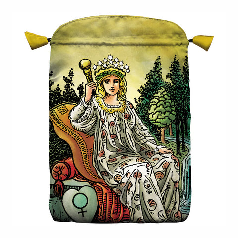 Radiant Wise Spirit Satin Bag for Tarot Cards Lo Scarabeo